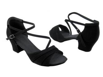dansschoenen zwart nubuck  